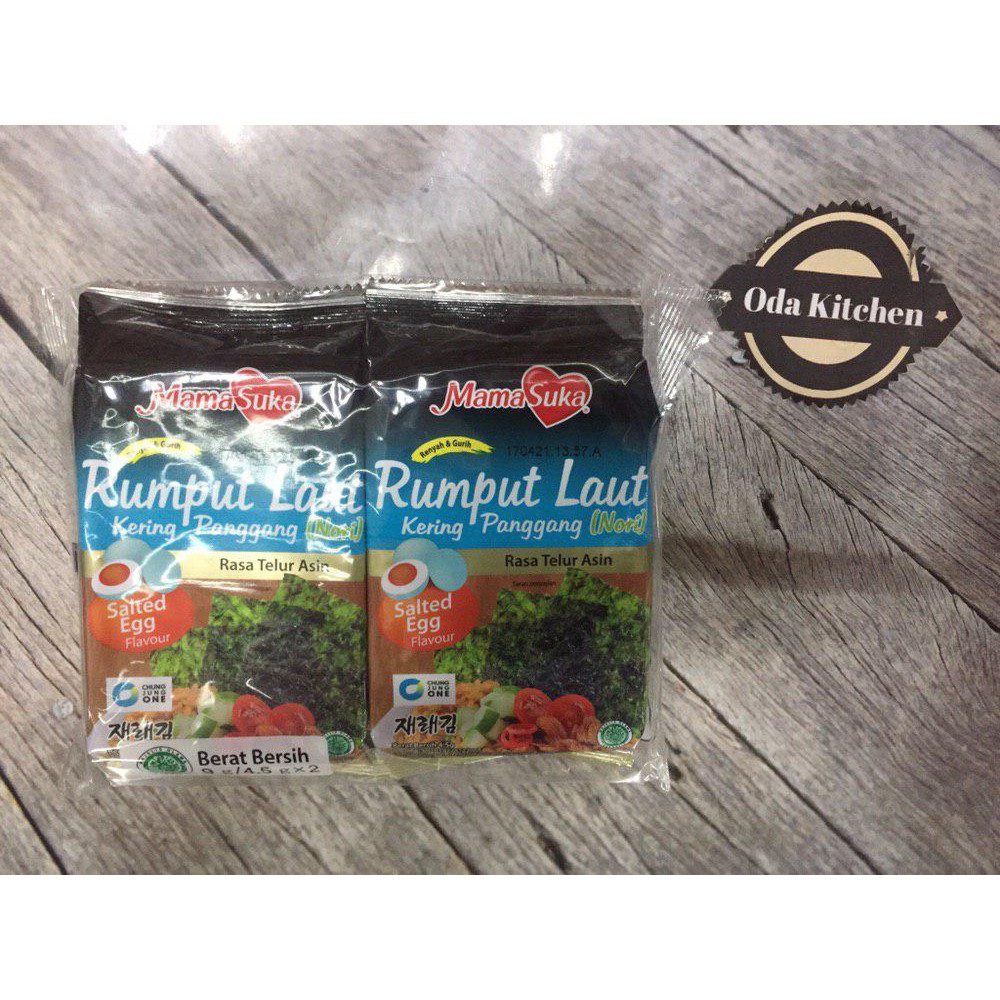 MAMA SUKA RUMPUT LAUT PANGANG NORI SALTED EGG 2X4,5gr