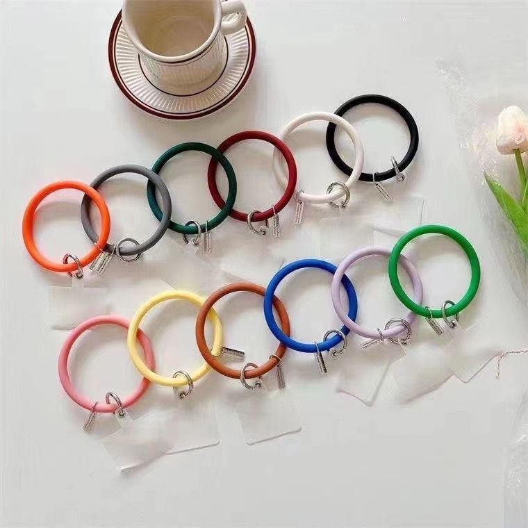 Gantungan HP Bulat / Gelang HP Silicon / Gelang Candy Untuk Semua HP