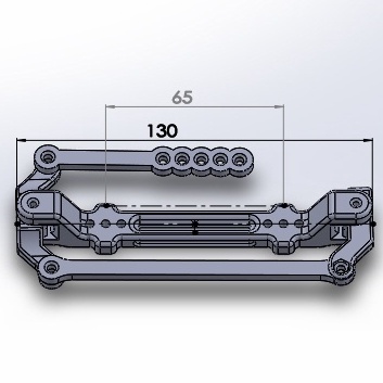 Axle Tierod Terot As Pikul Miniatur Truk canter 1/10 Casis 7 Cm Bahan 100% Solid