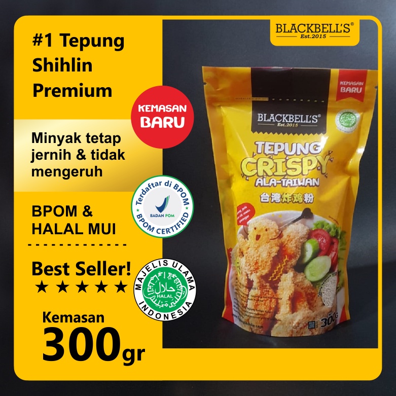

Tepung Shihlin / Tepung Ayam Shihlin / Tepung Taiwan / Tepung Crispy 300 GR