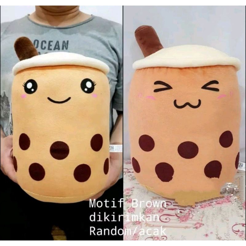 BONEKA BOBA BUBBLE MILK TEA / BTS JUMBO / BONEKA JUMBO