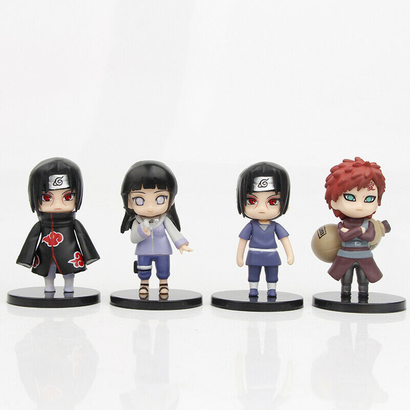 Mainan Action Figure Naruto Uzumaki Kakashi Gaara Sasuke Itachi Yashamaru 12 In 1 Untuk Hiasan Topper Kue