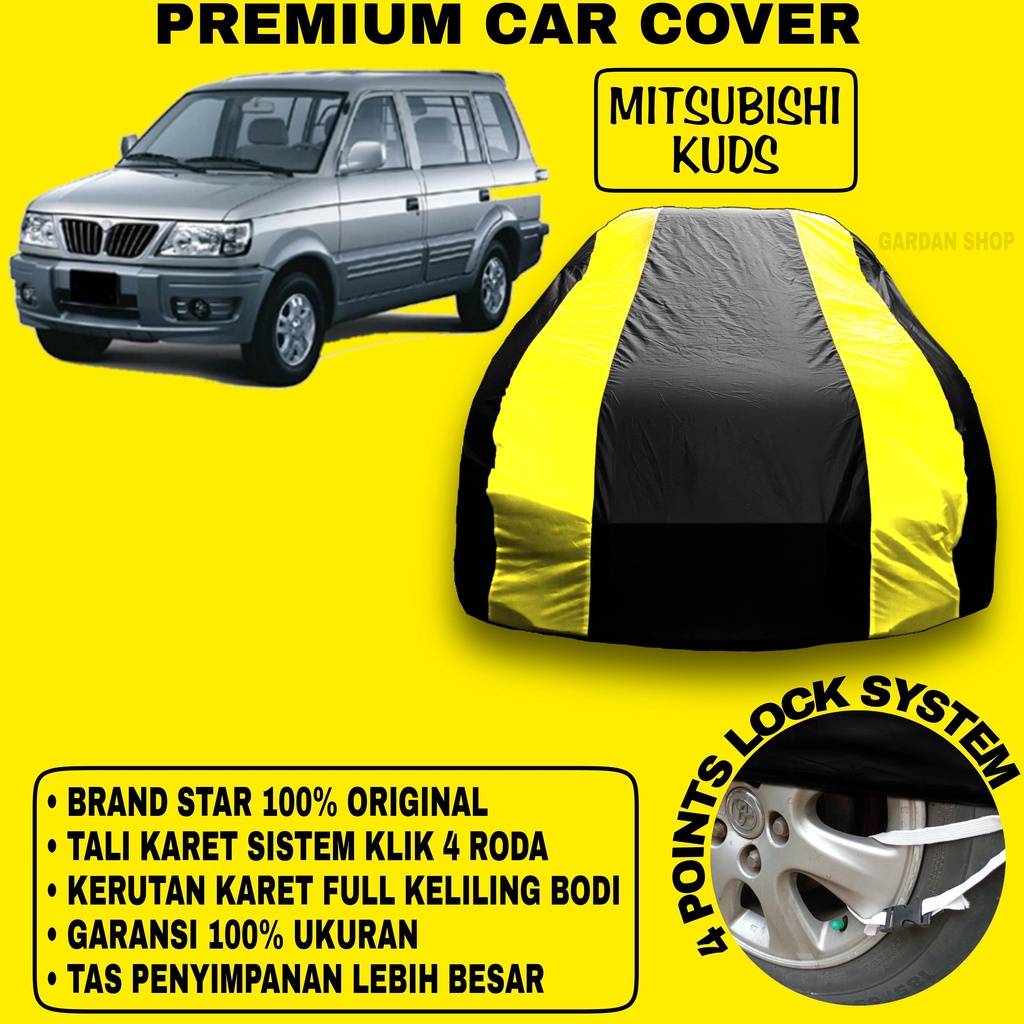 Body Cover MITSUBISHI KUDA Sarung Strip KUNING Penutup Pelindung Bodi Mobil Mitsubishi Kuda PREMIUM