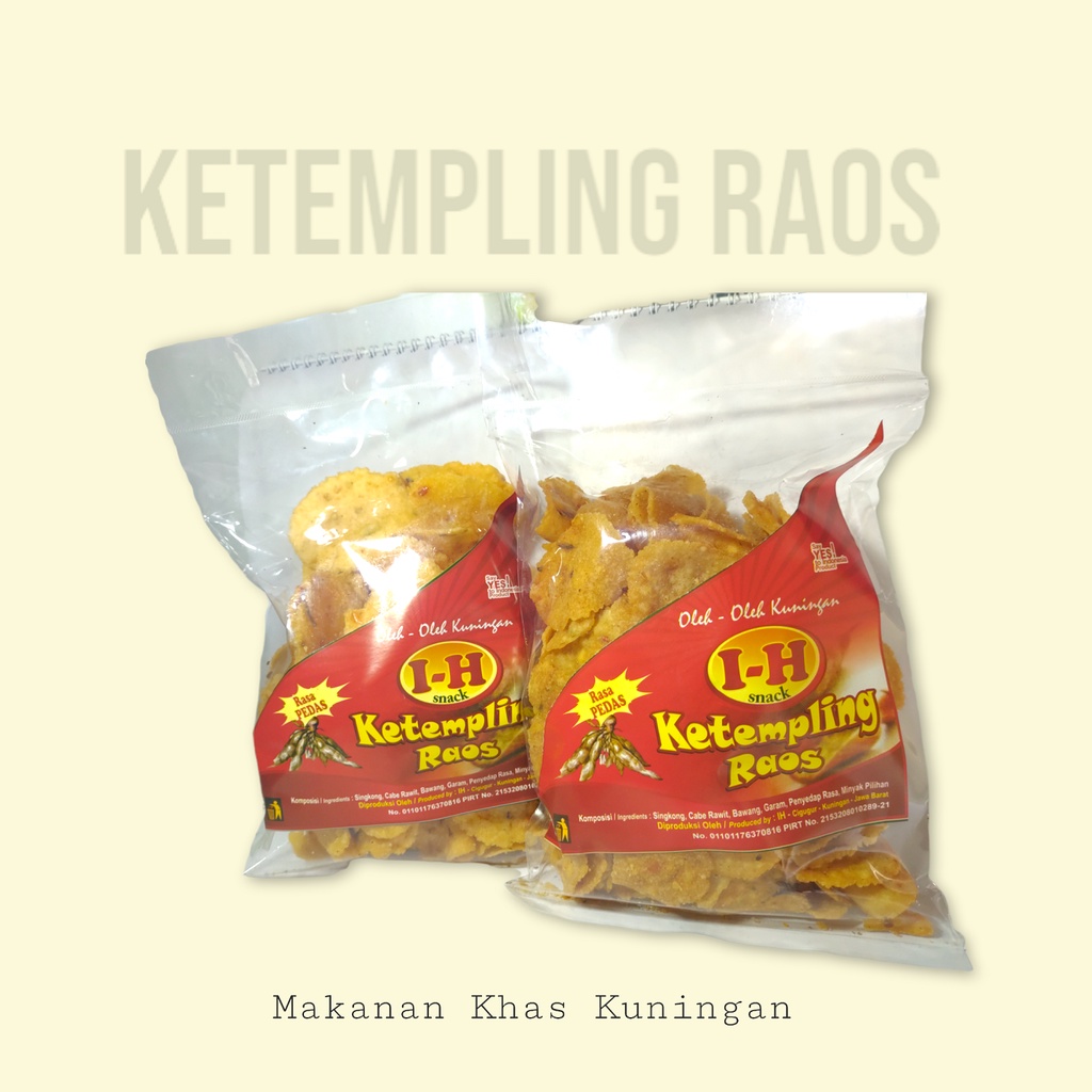 

Ketempling Raos gurih Pedas