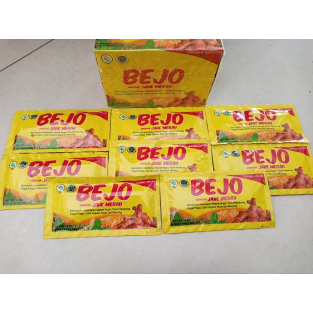 

BEJO JAHE MERAH SACHET ISI 12 PCS (1 PACK)