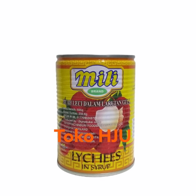 

Kalengbuah- Mili Lychee Kaleng 565Gr Leci Kaleng (Per Dus) -Buah-Kaleng.