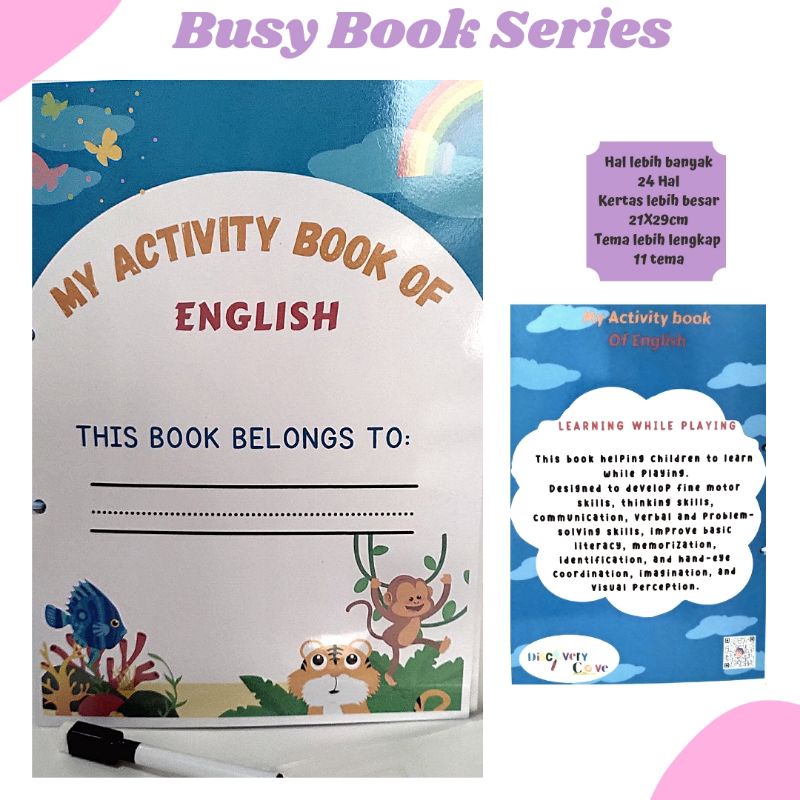 Busy book / Activity book / preschool book