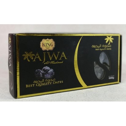 

KURMA AJWA AL MADINAH KING DATES BEST QUALITY DATES 500 GRAM