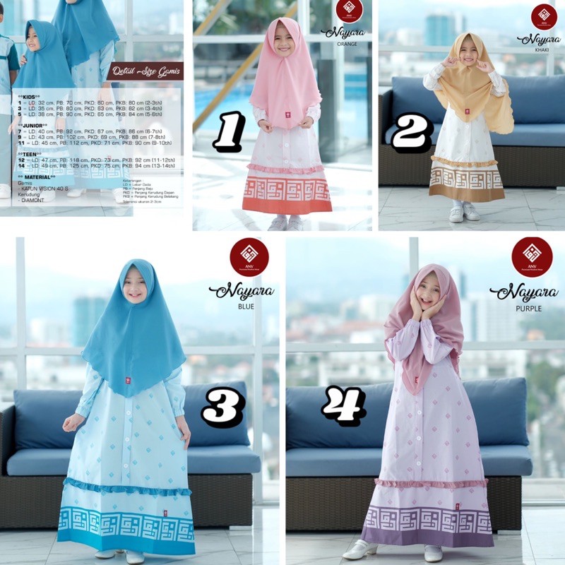 Gamis Nayara dan Koko Nathan ANV