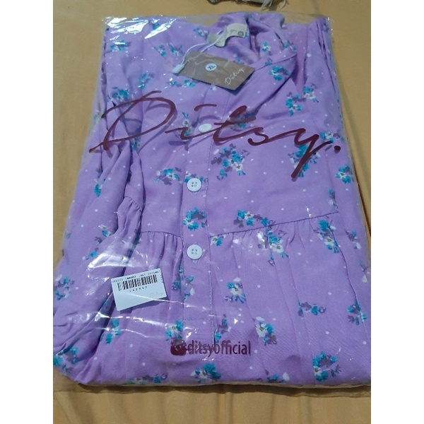 [ORIGINAL] Ditsy Arum Lilac Nightgown XL Ags 2021