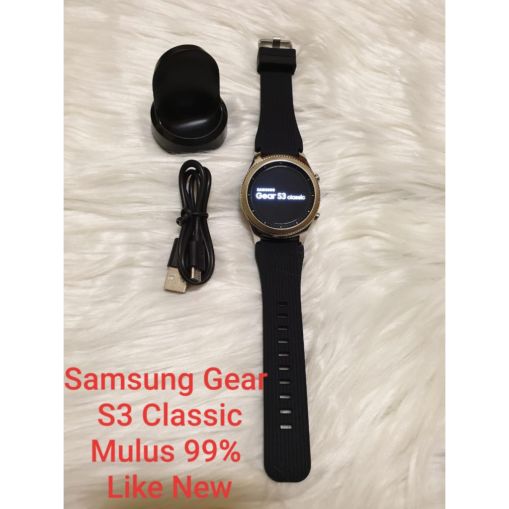 Samsung Gear S3 Classic Second Body Mulus Original 99% Seperti Baru