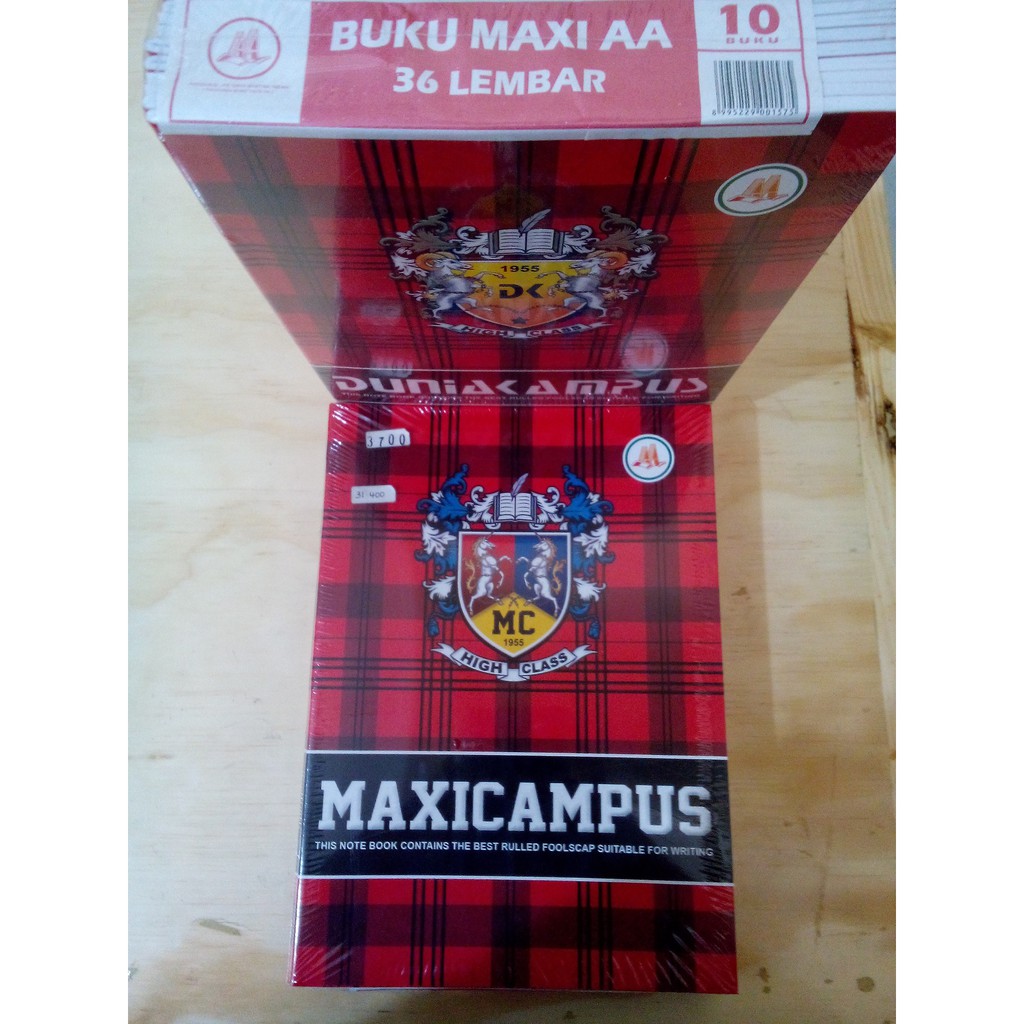 

Buku AA max campus 36 lembar