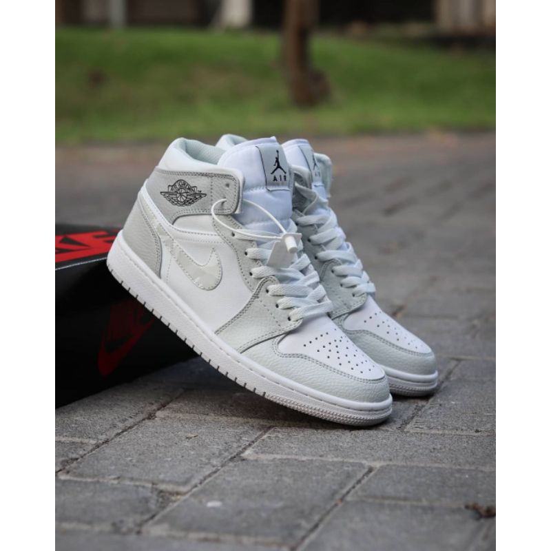 Nike Jordan 1 mid white grey camo