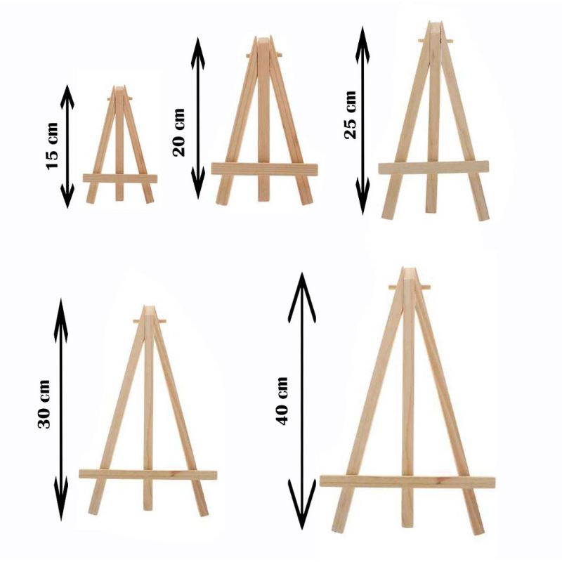 Easel wooden/ easel mini /stand mini/standing kanvas/standing akrili terlaris/grosir easel