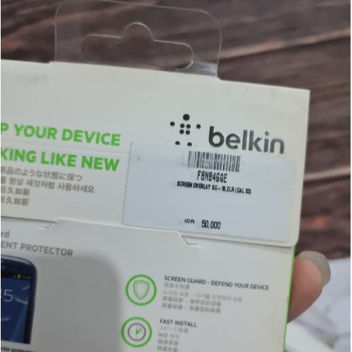 ANTI GORES BELKIN SAMSUNG GALAXY S3 ORIGINAL RESMI