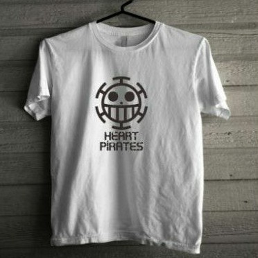 Baju kaos anime one piece heart pirates logo besar