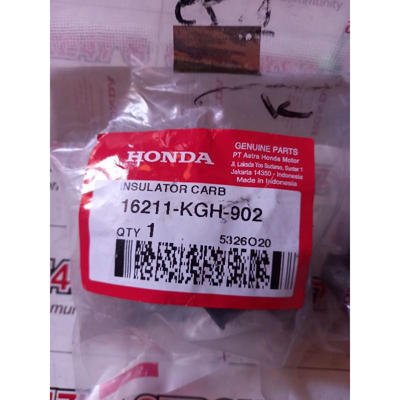 karet intake manifold karbu cs1 cbr150 old cs1 125