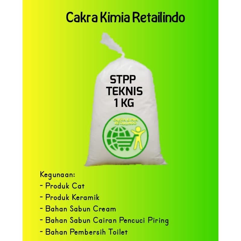 

STPP / Sodium Tripolyphosphate TEKNIS Netto 1 Kg Ex China
