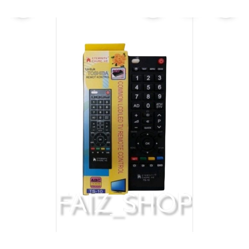 Remote TV TOSHIBA Multi Crt/Lcd/Led TS10 Original Ethernity Chung He