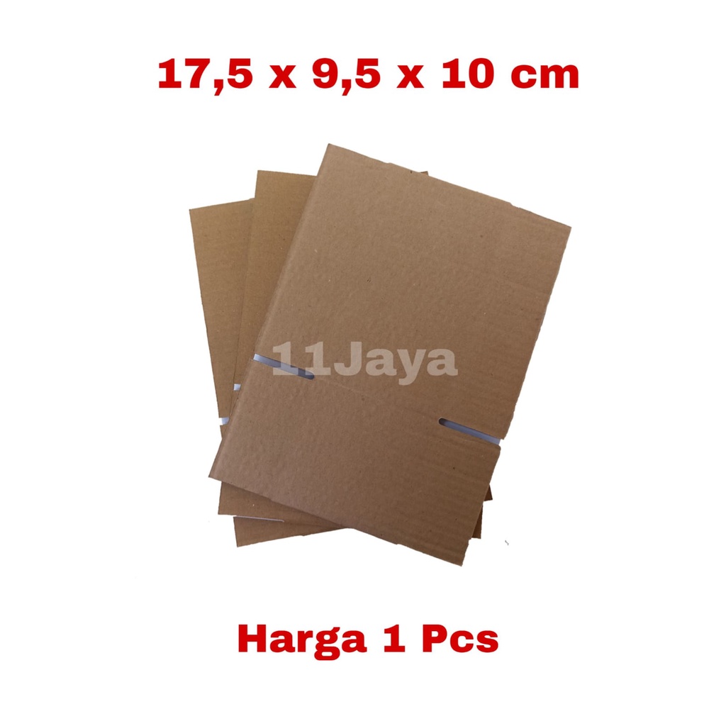 Kardus Packing Polos Ukuran 17,5 x 9,5 x 10 cm TERMURAH TERBAIK