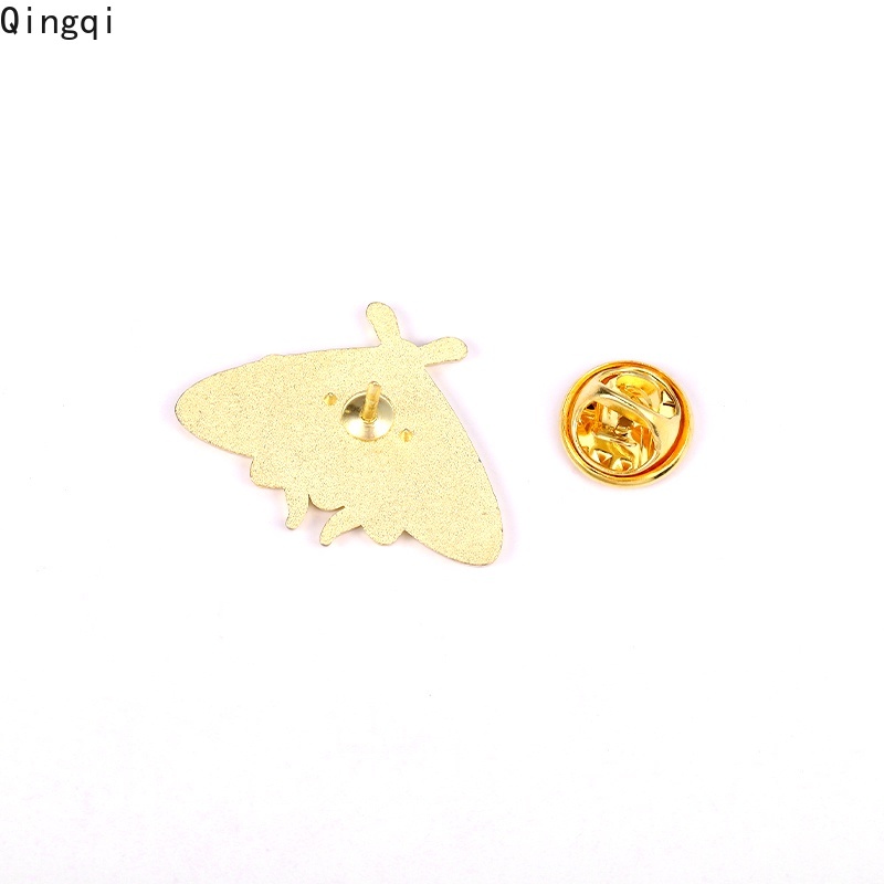 Bros Pin Enamel Bentuk Kartun Lebah Scorpion Beetle Butterfly Warna-Warni Untuk Anak