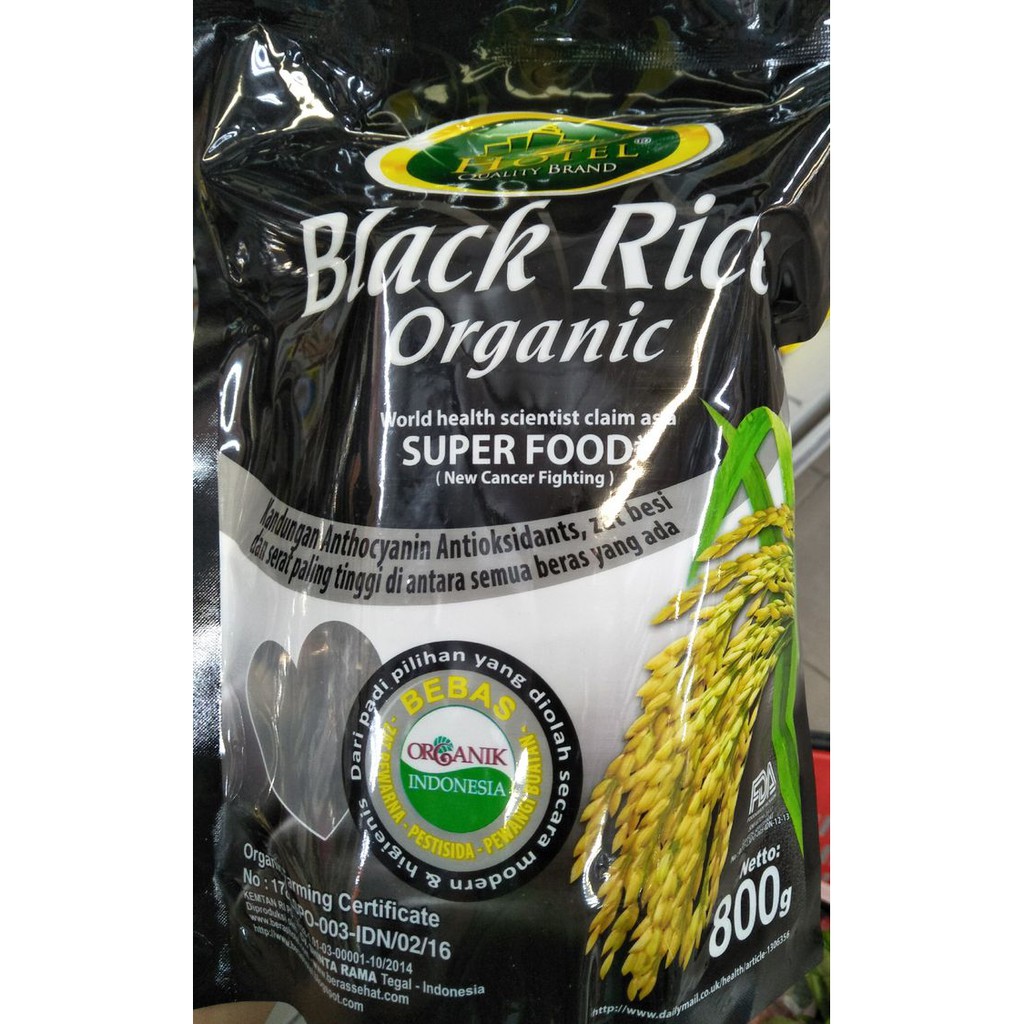 

!TERMURAH! BERAS HITAM ORGANIK HOTEL 800GRAM / BLACK RICE BERAS ORGANIK SURABAYA