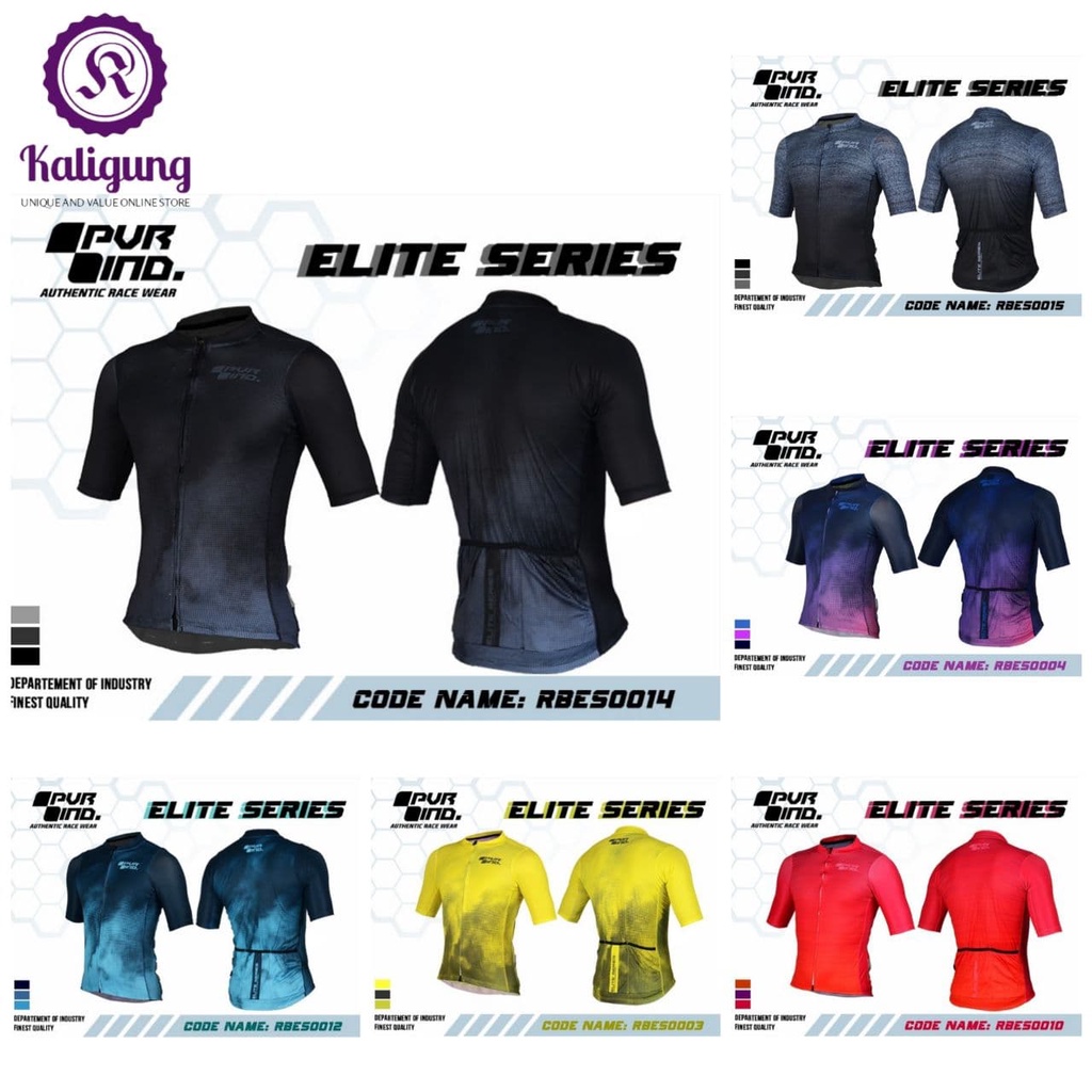 Jerseys XC Roadbike PVR ELITE SERIES II - Jersey RB Pro Visual - Jersey Road bike - Jersey Sepeda