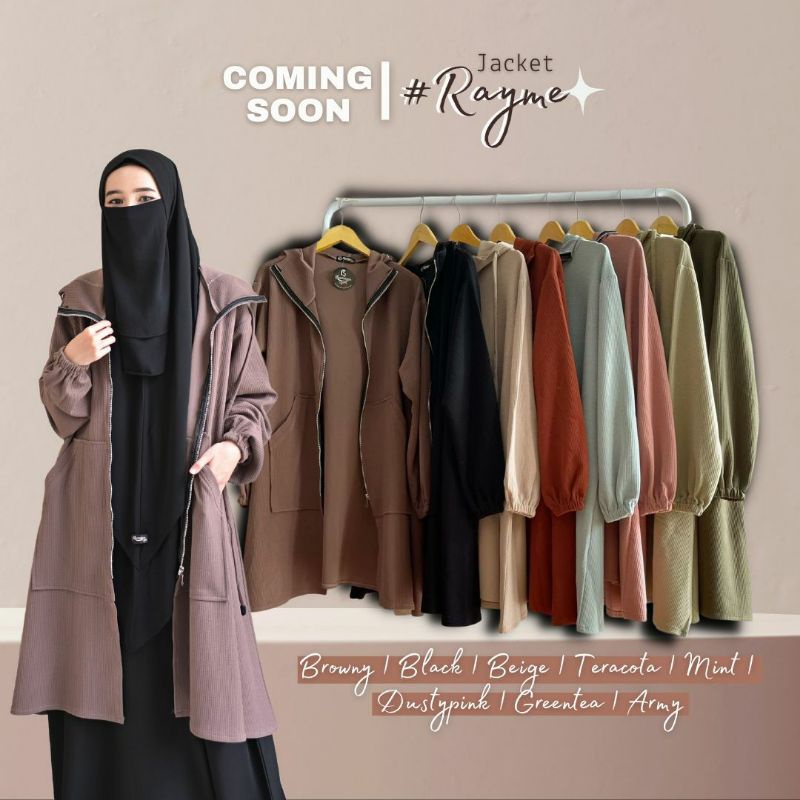 jaket rayme by khumaira syari long all size