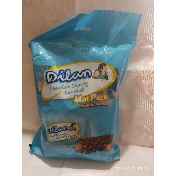 

gery dilan mini crunchy coklat caramel bag 9.5@25 pcs