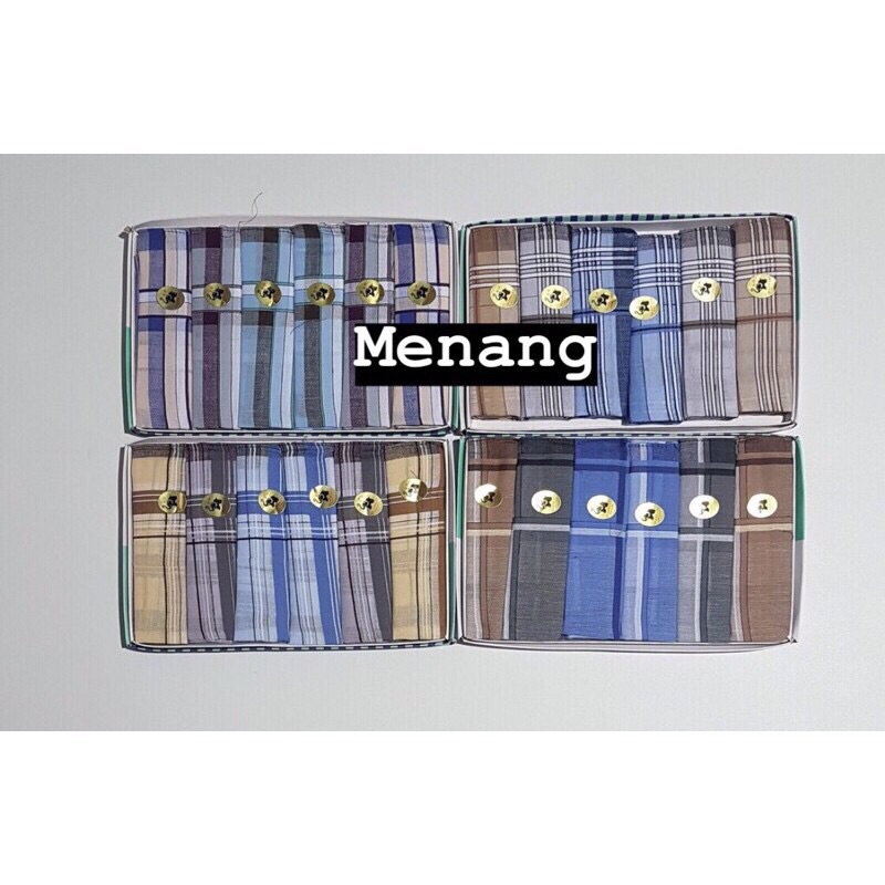 1KOTAK/6pcs Sapu Tangan Gajah Pria 1pack/bungkus(isi 6pcs) SAPU TANGAN MULTIFUNGSI BAHAN 100% KATUN SERAP AIR HARGA TERMURAH lusin