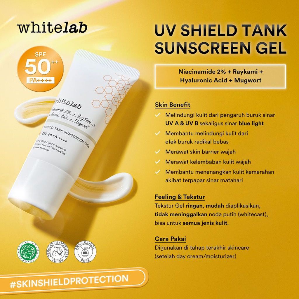 Whitelab  UV Shield Tank Sunscreen Gel SP 50PA+++