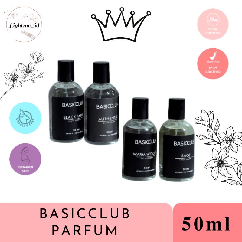 [READY] BASICCLUB X GEAMOORE PARFUM EAU DE TOILETTE BLACK FAME AUTHENTIC WARM WOODY SAGE