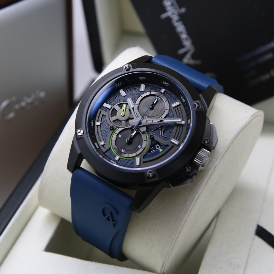 JAM TANGAN PRIA ALEXANDRE CHRISTIE AC 9602 CHRONOGRAPH ORIGINAL GARANSI 1 TAHUN