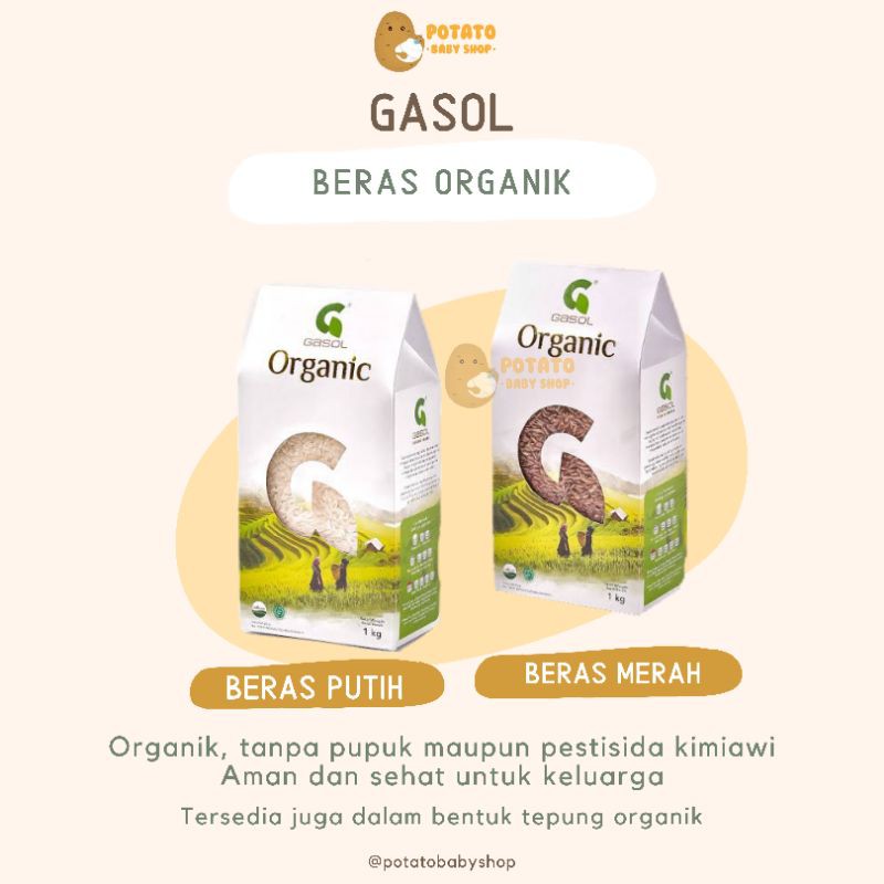 

Gasol Organic Beras Putih & Merah Organik 1kg