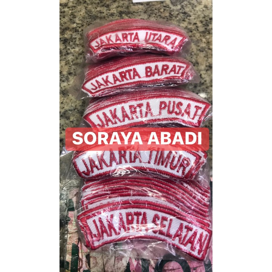 BADGE/BET KWARCAB KHUSUS JAKARTA UTARA, BARAT, PUSAT, TIMUR, SELATAN