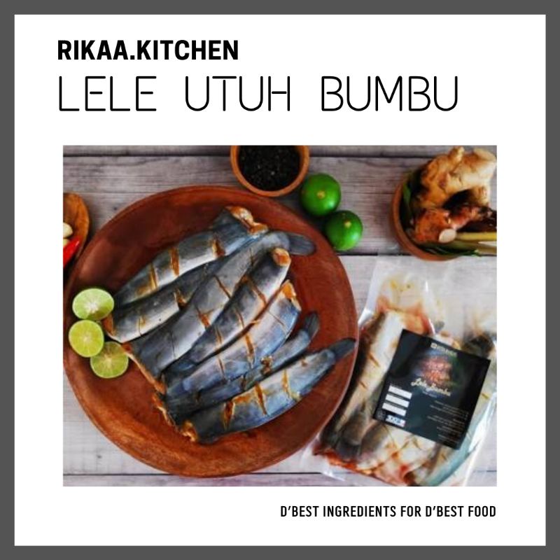 

RIKAA.KITCHEN - LELE UTUH BUMBU KUNING ISI 8