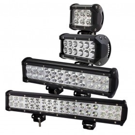 Weketory Lampu LED Spot Lightbar Mobil Truck ATV SUV 4WD 11.8 Inch 72W - C-72W - Black