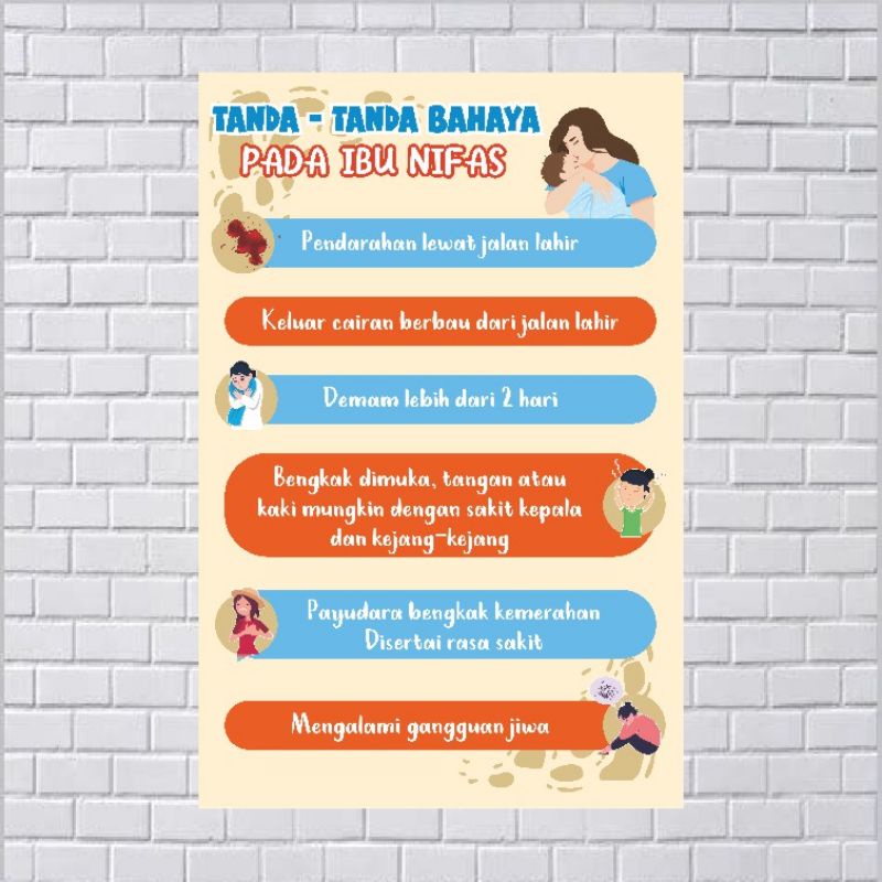 

Poster Kebidanan Tanda Bahaya pada Ibu Nifas