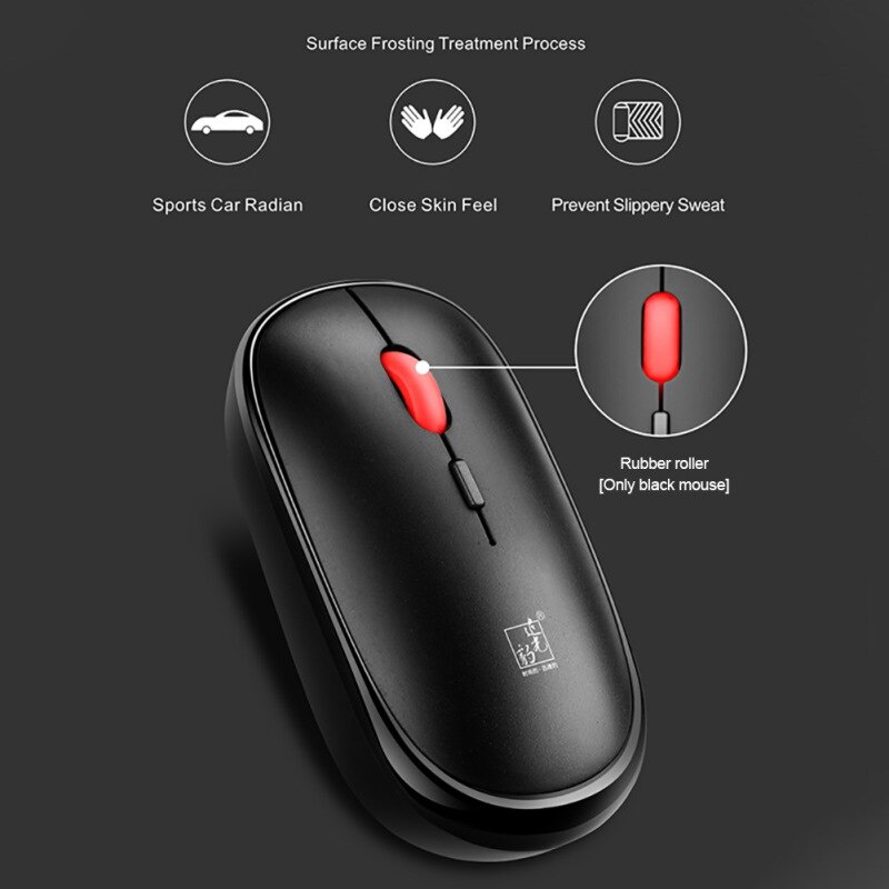 Mouse wireless USB optical mouse tanpa kabel dongle