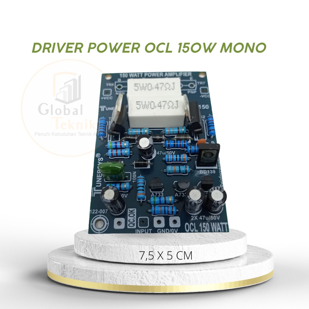 Driver power OCL 150 watt OCL 150W mono Tunersys