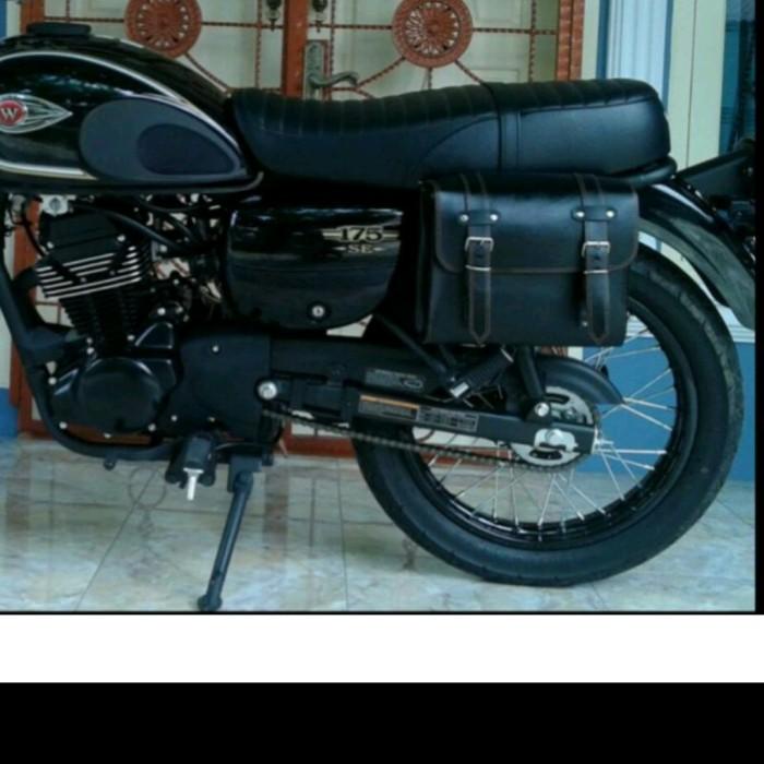 Tas classic motor / tas samping motor / tas kulit motor