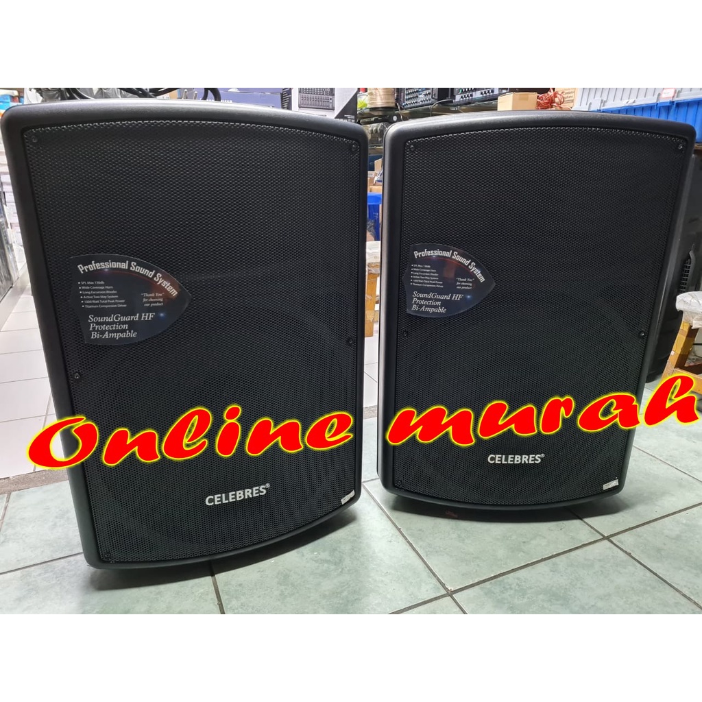 SPEAKER AKTIF PASIF 2 PCS CELEBRESS 115 15 inch ORIGINAL 1600WATT