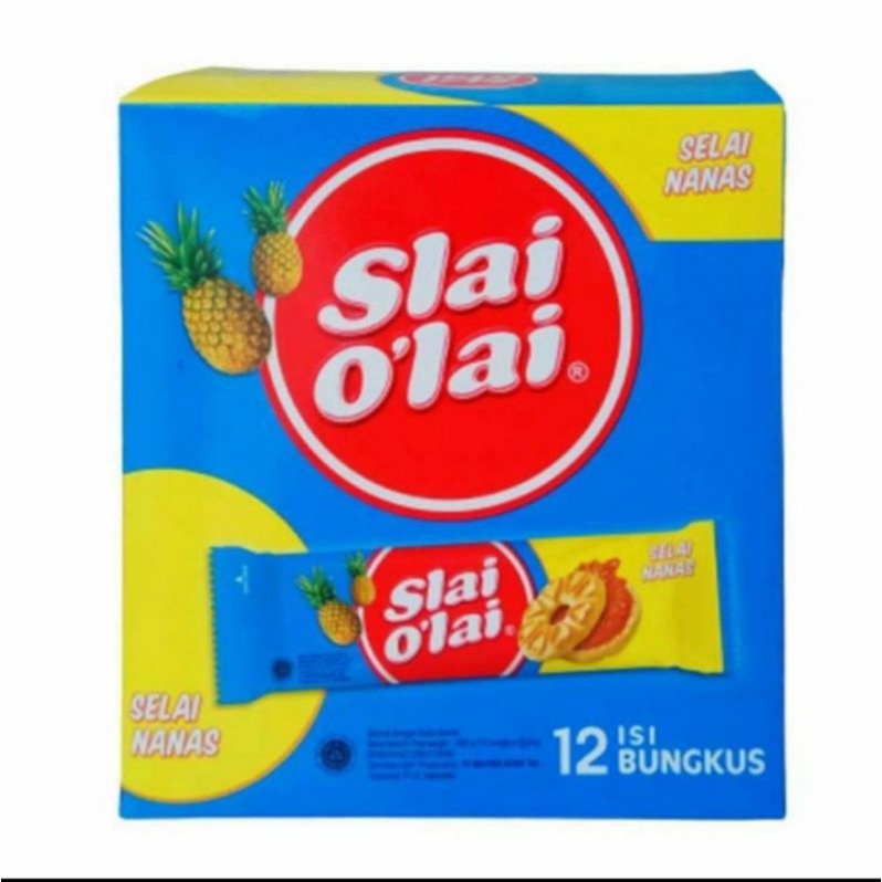 

Biskuit Slai'olai 1 box isi 12 sachet kemasan 24gr