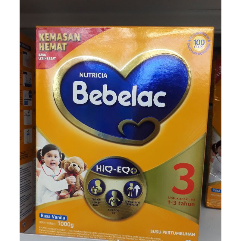 susu bebelac 3 1000g