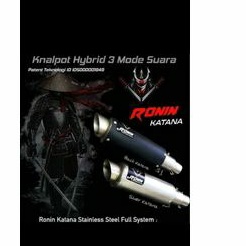 Knalpot Ronin Katana 3 suara untuk motor bebek dan matic dibawah 150cc