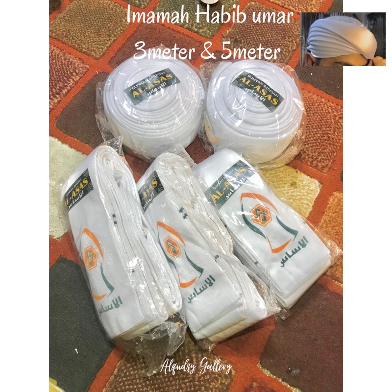 Terlaris Imamah Tingkat / Imamah hadromaut / Imamah habib umar / Imamah Al asas