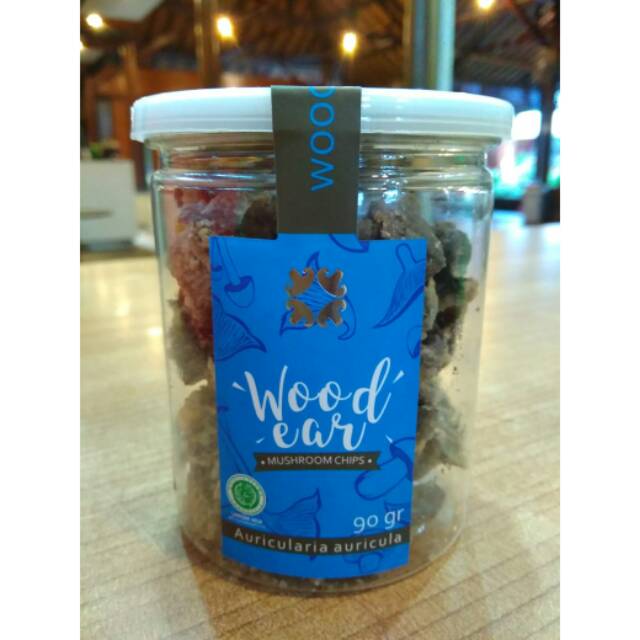 Keripik Jamur kuping Gurih Asin Kriuk jejamuran