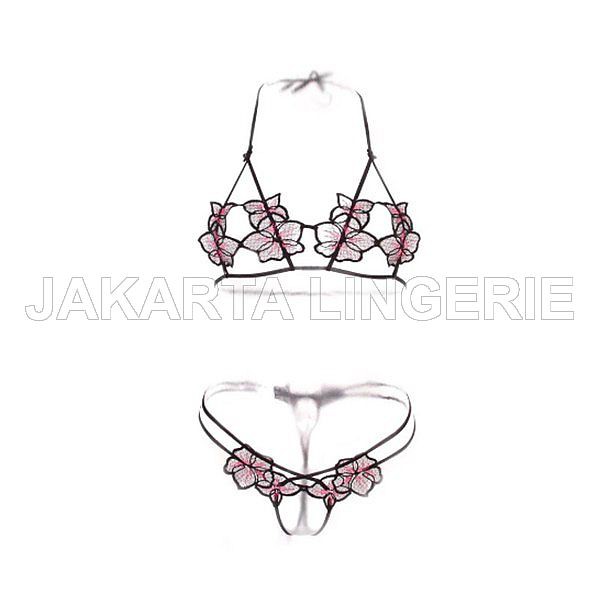 Jual Jakarta Lingerie Jlb363 Braset Sexy Open Crotch Pakaian Dalam Transparan Big Size Shopee 3373