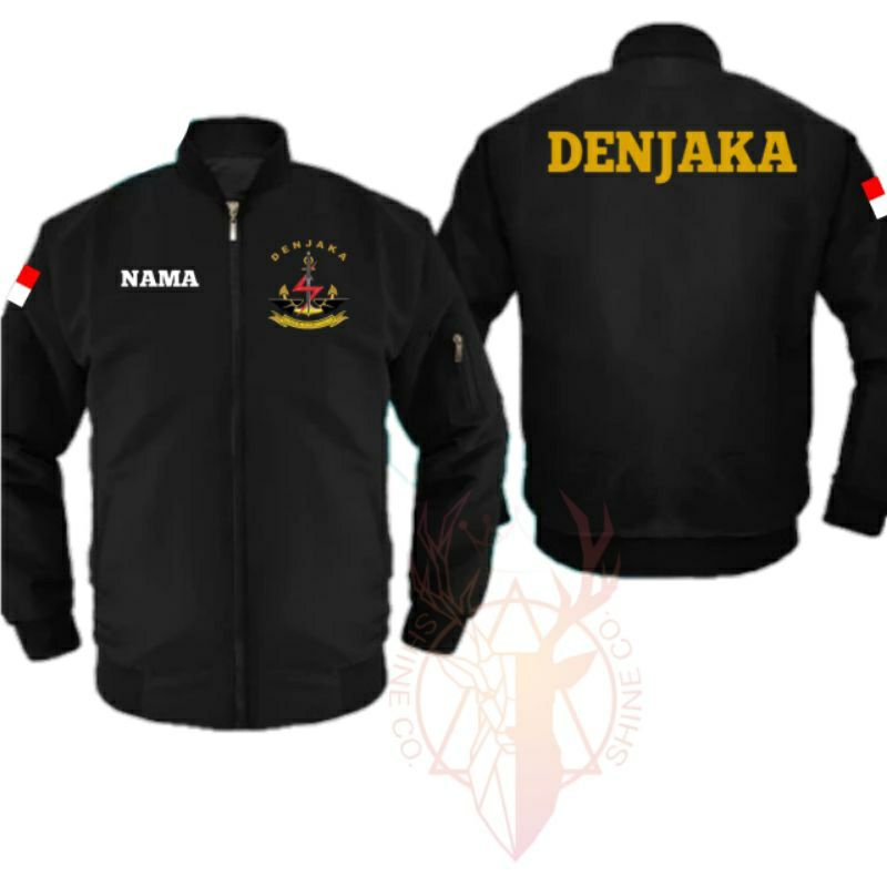 Jaket Bomber logo DENJAKA exclusive