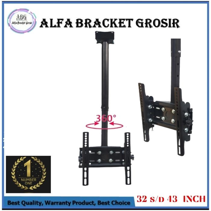braket tv gantung plafon / bracket tv gantung plafon / breket tv gantung plafon 32 - 43 inch